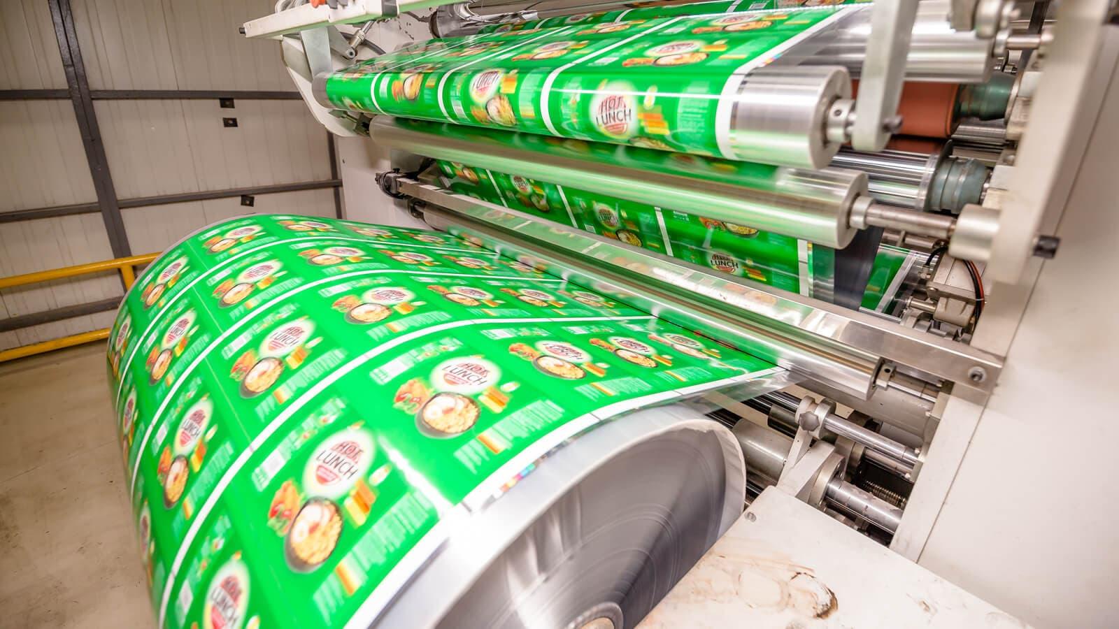 Industrial label production