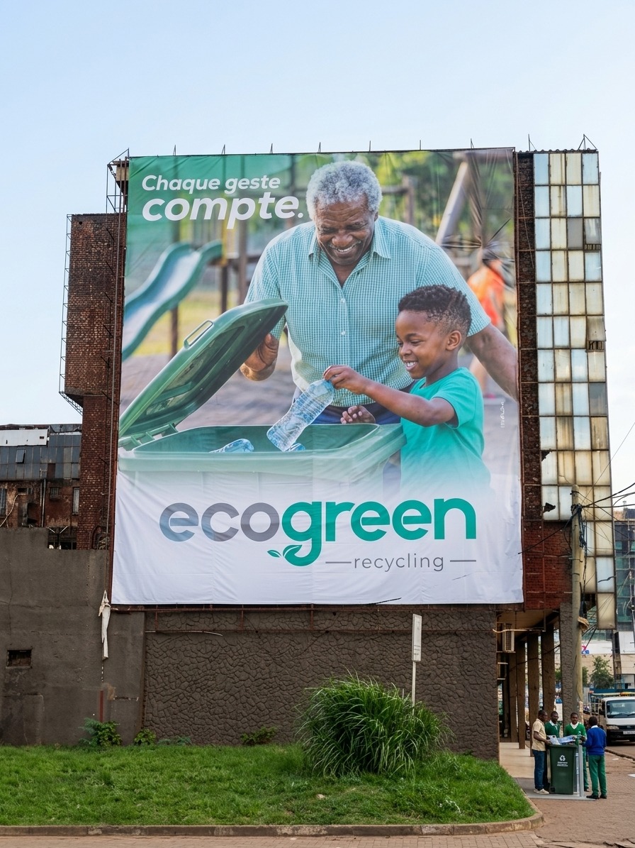 Outdoor advertising campaign